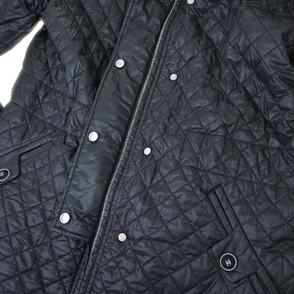 Chanel 2013-2014 Single Breasted Zip Up Jacket Black #38