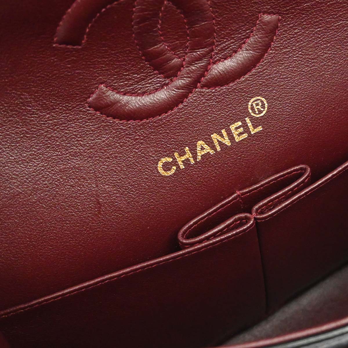 Chanel Black Lambskin Small Classic Double Flap Shoulder Bag