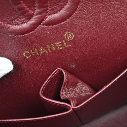 Chanel Black Lambskin Small Classic Double Flap Shoulder Bag