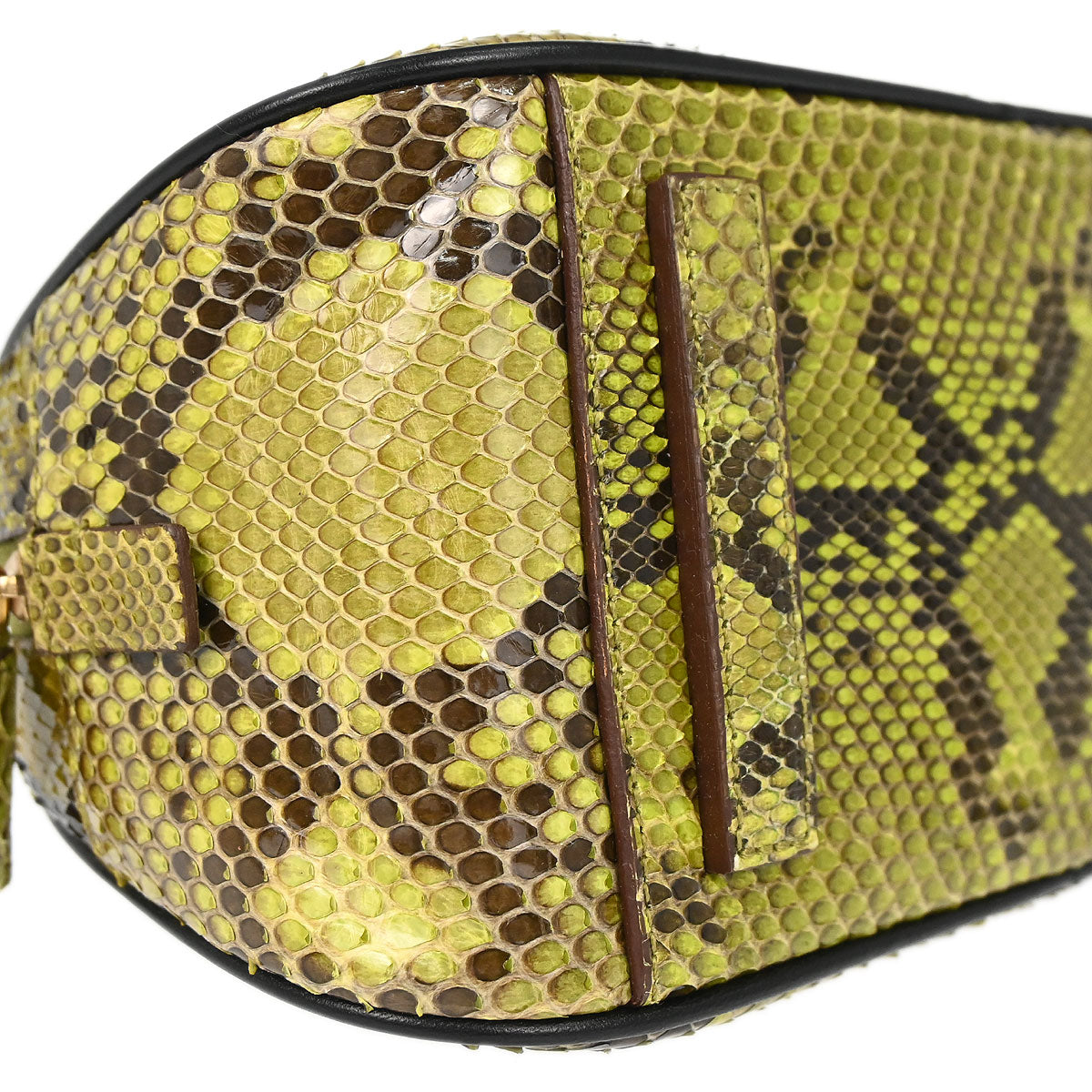 Prada * Green Python Handbag