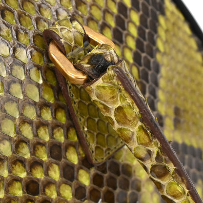 Prada * Green Python Handbag