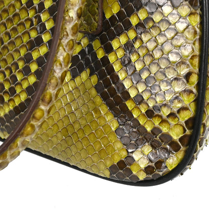 Prada * Green Python Handbag