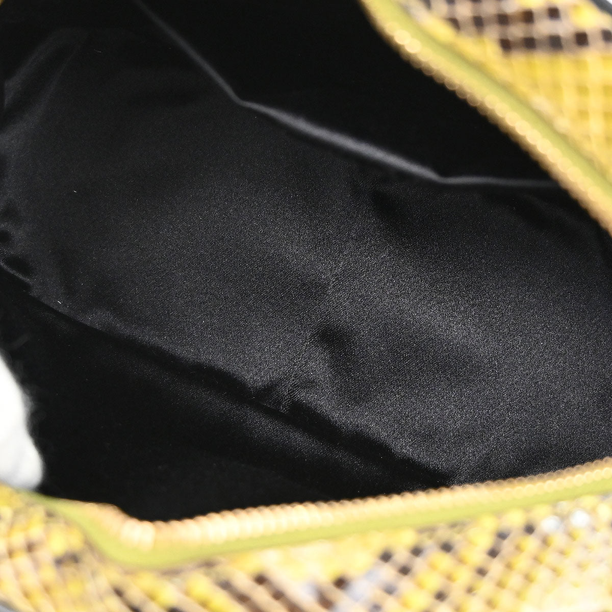 Prada * Green Python Handbag