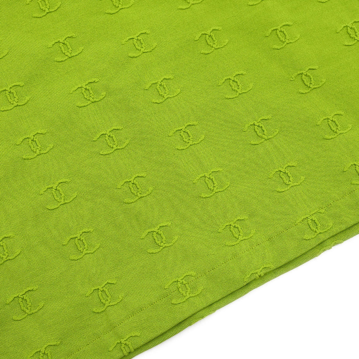 Chanel 1997 Cropped T-shirt Top Green #38