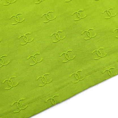 Chanel 1997 Cropped T-shirt Top Green #38