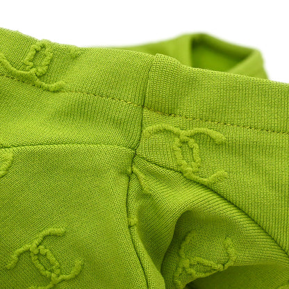 Chanel 1997 Cropped T-shirt Top Green #38
