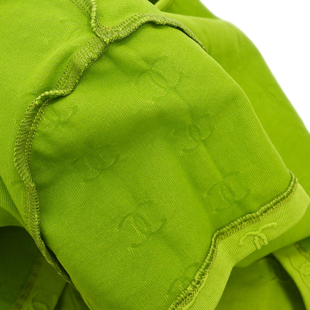 Chanel 1997 Cropped T-shirt Top Green #38