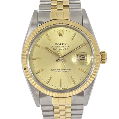Rolex Oyster Perpetual Datejust 36mm Ref.16013 Self-winding Watch SS 18K