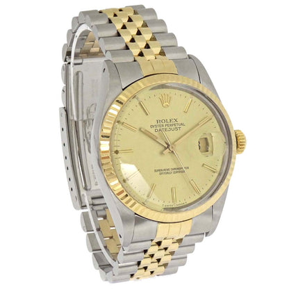 Rolex Oyster Perpetual Datejust 36mm Ref.16013 Self-winding Watch SS 18K