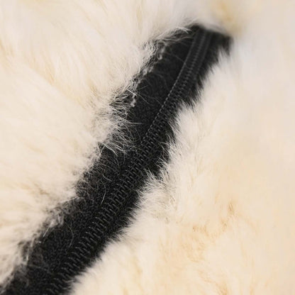 Chanel Ivory Lapin Fur Hand Warmer Shoulder Bag