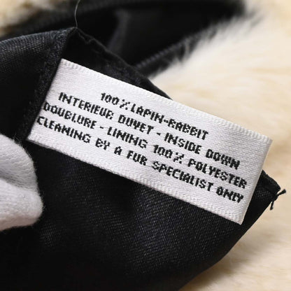 Chanel Ivory Lapin Fur Hand Warmer Shoulder Bag
