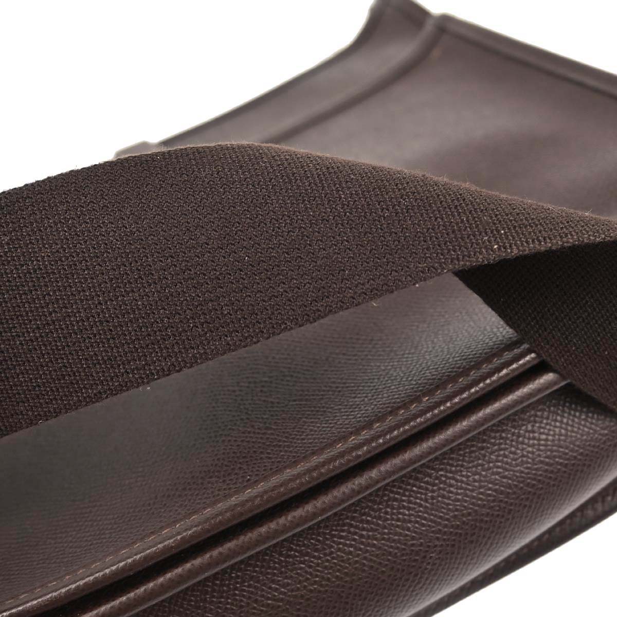 Hermes Chocolat Epsom Evelyne 2 29 PM Shoulder Bag