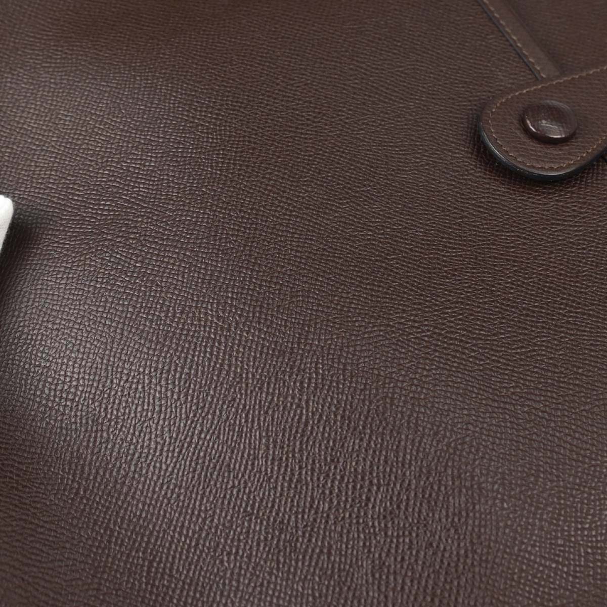Hermes Chocolat Epsom Evelyne 2 29 PM Shoulder Bag