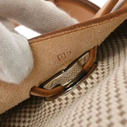 Hermes Natural Toile GM Herbag a Dos 2 in 1 Backpack