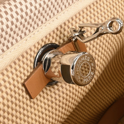 Hermes Natural Toile GM Herbag a Dos 2 in 1 Backpack
