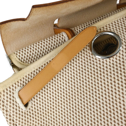 Hermes Natural Toile GM Herbag a Dos 2 in 1 Backpack