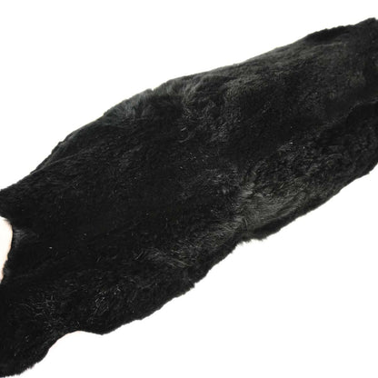 Chanel 2000-2001 Black Lapin Fur Tote Handbag