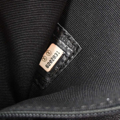 Chanel 2000-2001 Black Lapin Fur Tote Handbag