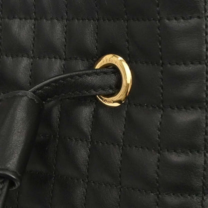 Celine Black Leather Backpack