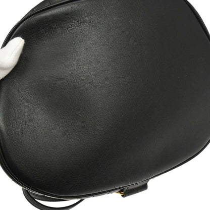 Celine Black Leather Backpack
