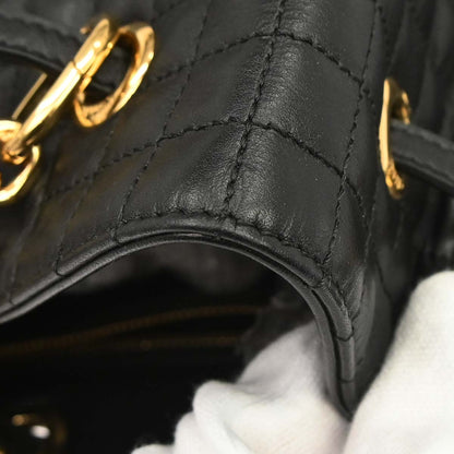 Celine Black Leather Backpack