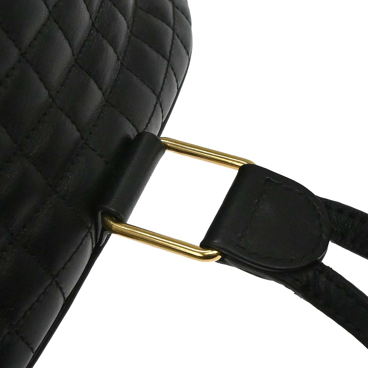 Celine Black Leather Backpack