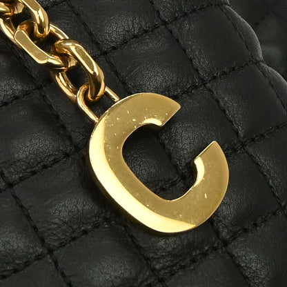 Celine Black Leather Backpack
