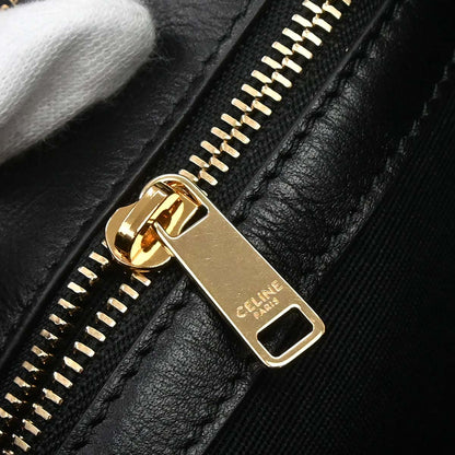 Celine Black Leather Backpack