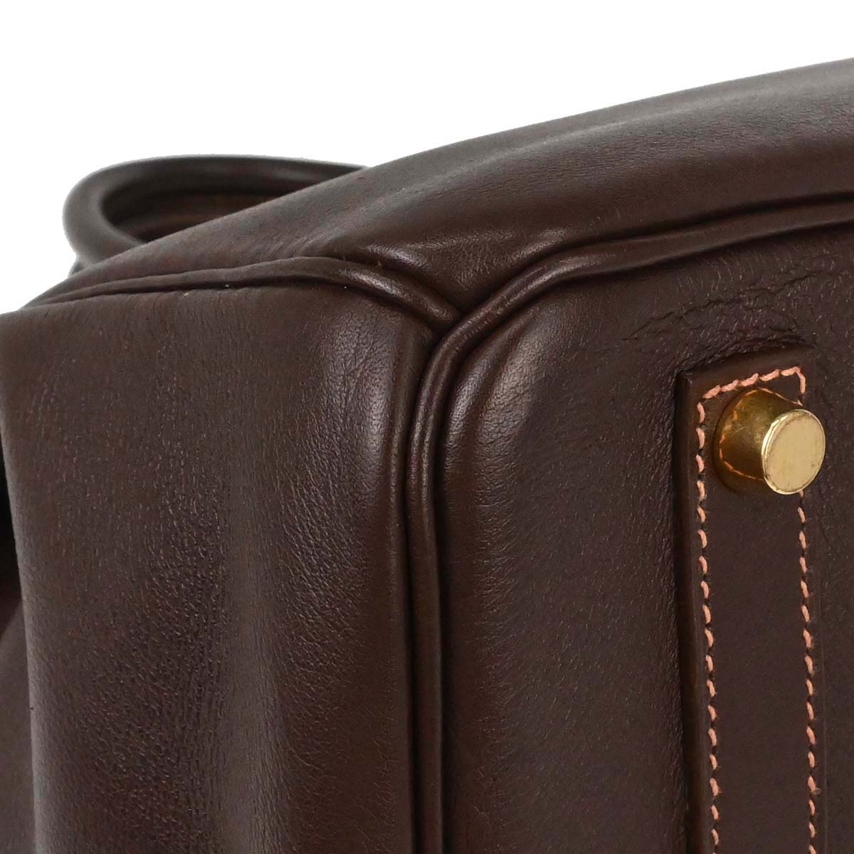Hermes Havane Gulliver Birkin 35 Handbag