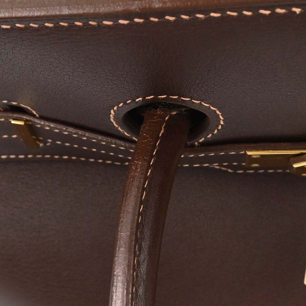 Hermes Havane Gulliver Birkin 35 Handbag