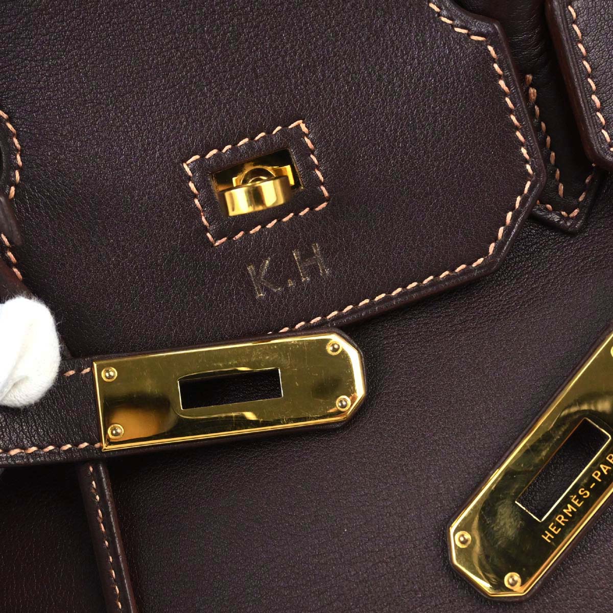 Hermes Havane Gulliver Birkin 35 Handbag