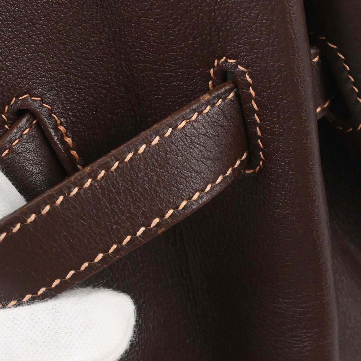 Hermes Havane Gulliver Birkin 35 Handbag