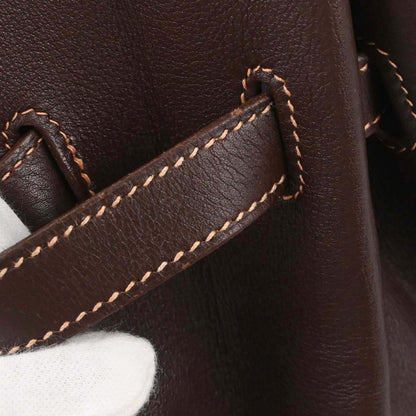 Hermes Havane Gulliver Birkin 35 Handbag