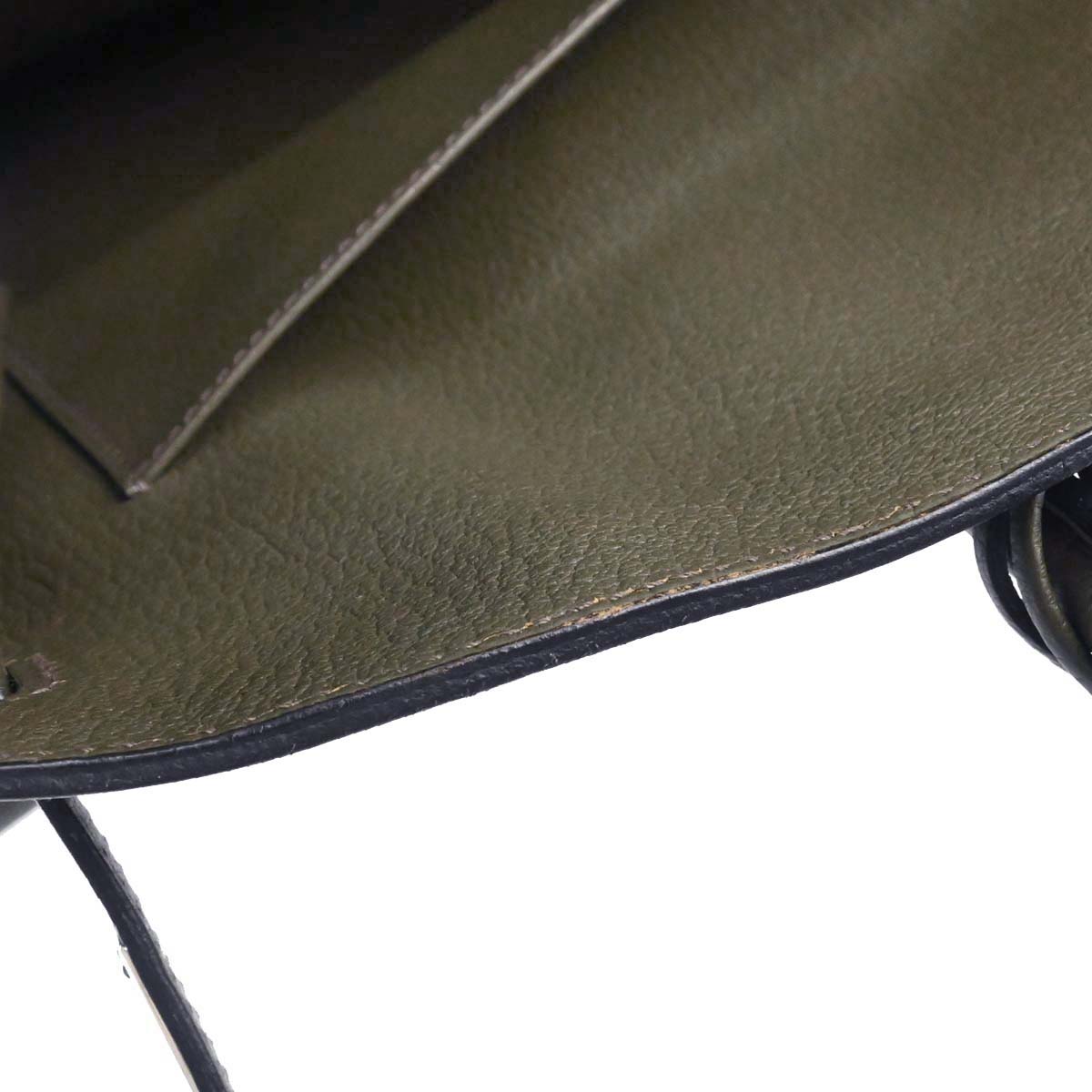 Hermes Vert Olive Taurillon Clemence Birkin 35 Handbag