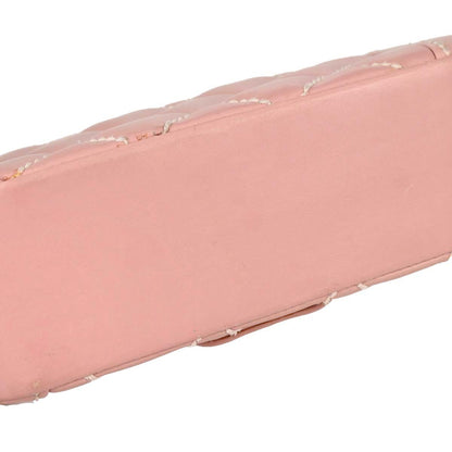 Chanel 2004-2005 Pink Calfskin Wild Stitch Handbag