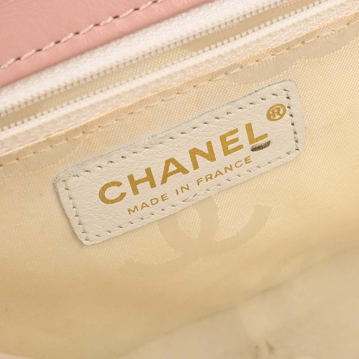 Chanel 2004-2005 Pink Calfskin Wild Stitch Handbag