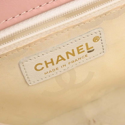 Chanel 2004-2005 Pink Calfskin Wild Stitch Handbag