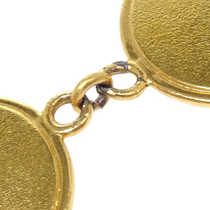 Chanel Medallion Charm Faux Tortoiseshell Chain Belt Gold 97P Small Good