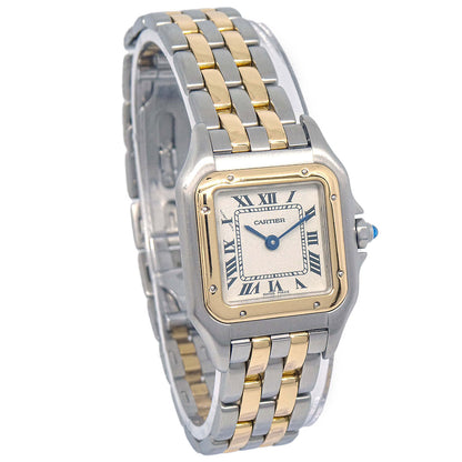 Cartier Panthere SM 2-Row Ref.66921 Quartz Watch 18KYG SS