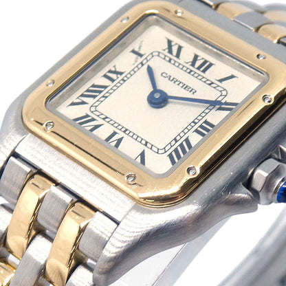 Cartier Panthere SM 2-Row Ref.66921 Quartz Watch 18KYG SS