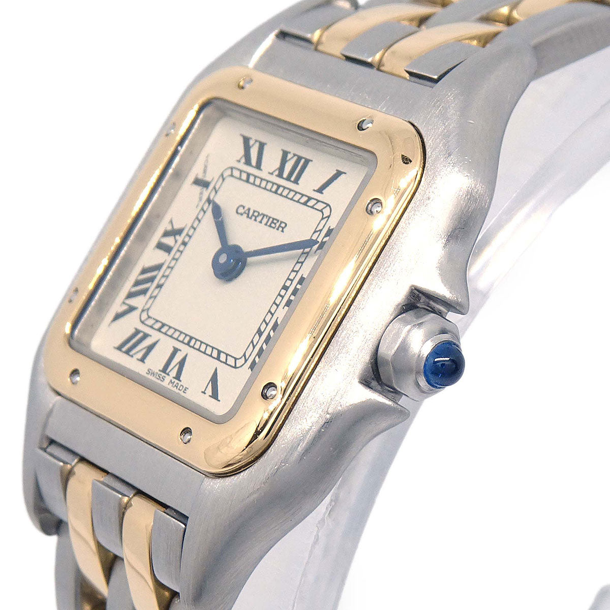 Cartier Panthere SM 2-Row Ref.66921 Quartz Watch 18KYG SS