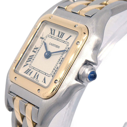 Cartier Panthere SM 2-Row Ref.66921 Quartz Watch 18KYG SS