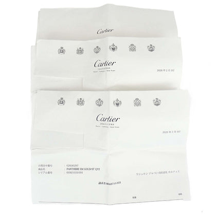 Cartier Panthere SM 2-Row Ref.66921 Quartz Watch 18KYG SS