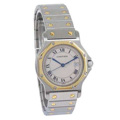 Cartier Santos Octagon MM 28mm Ref.187902 Quartz Watch