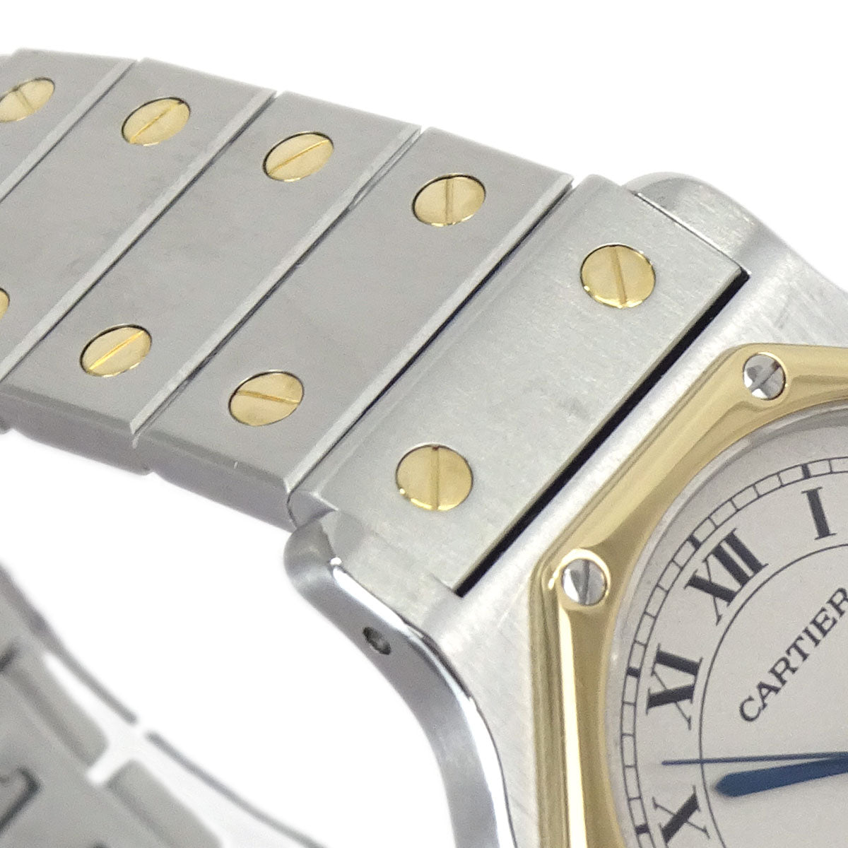 Cartier Santos Octagon MM 28mm Ref.187902 Quartz Watch