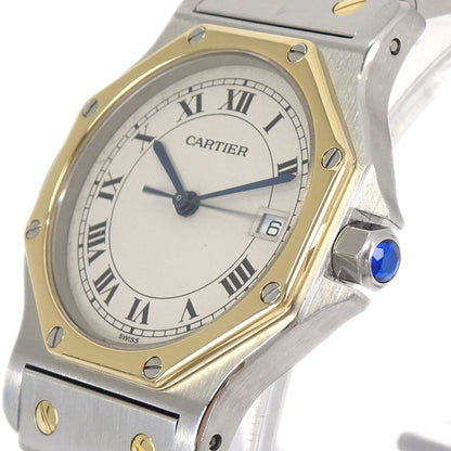 Cartier Santos Octagon MM 28mm Ref.187902 Quartz Watch