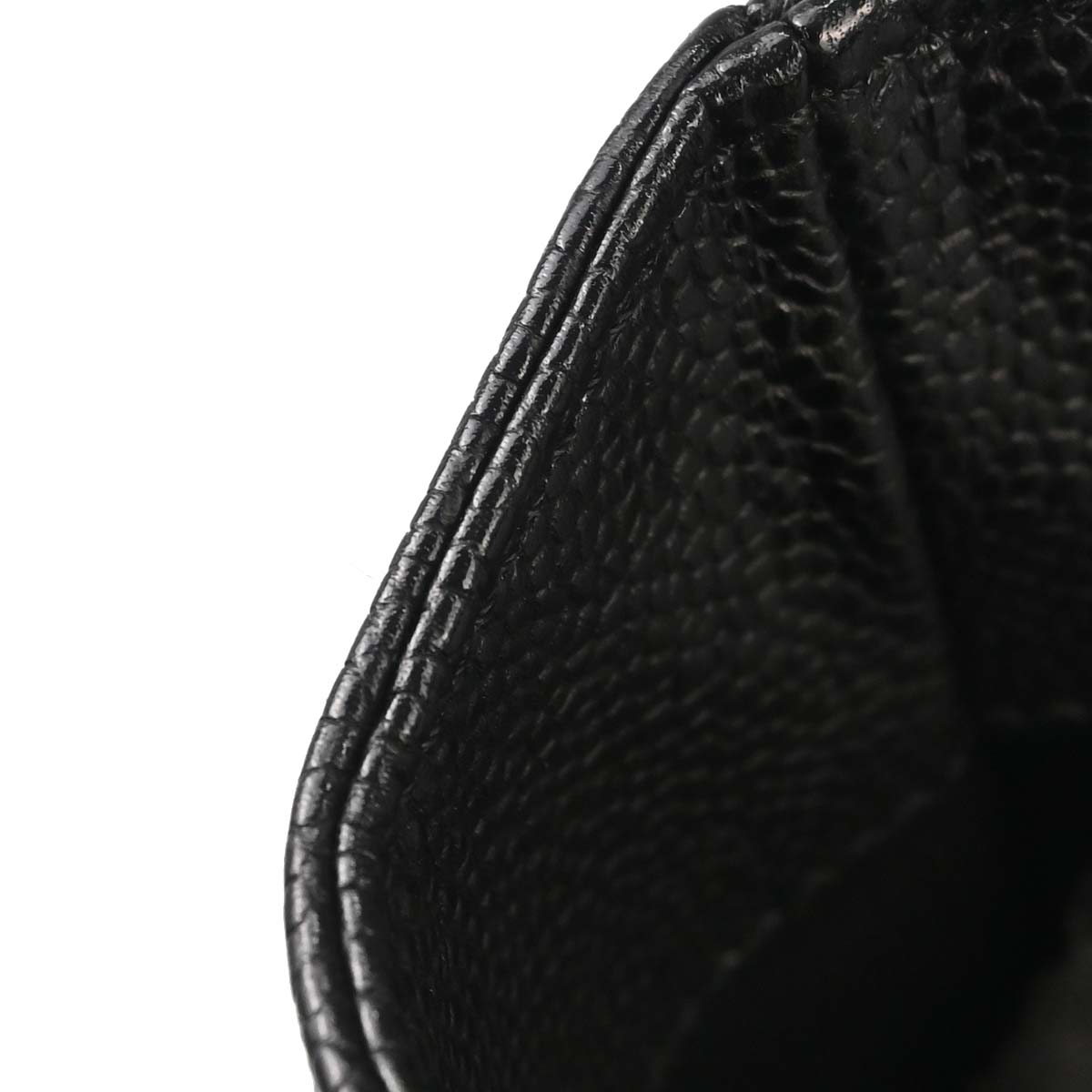 Chanel Black Caviar Skin Petite Shopping Tote PST Chain Handbag