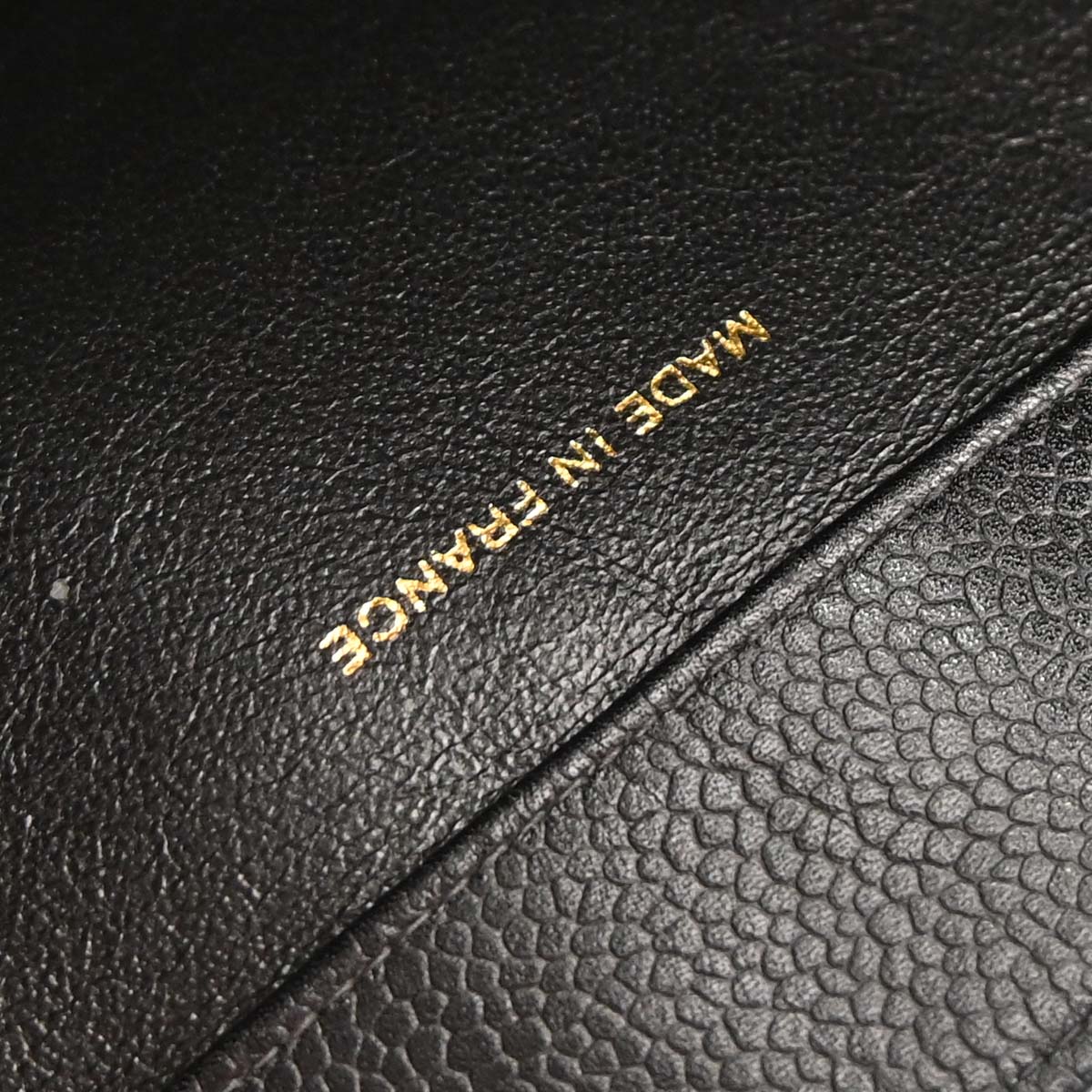 Chanel 1996-1997 Black Caviar Skin Tote Handbag