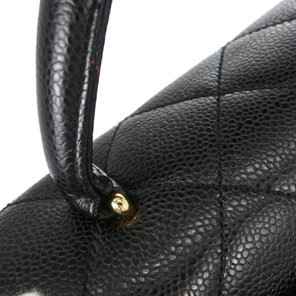 Chanel 2000-2002 Black Caviar Skin Kelly Handbag