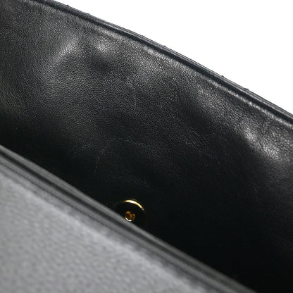 Chanel 2000-2002 Black Caviar Skin Kelly Handbag